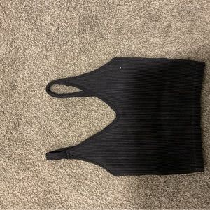 Black Dry Goods (Wishlist) tank top.